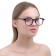 Glasses for the computer "Master K", 14.5 x 2.7 x 4.9 cm, lens 5 x 4.9 cm, case, napkin