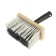 Tundra mackerel brush, artificial bristles, plastic handle, 70x150 mm