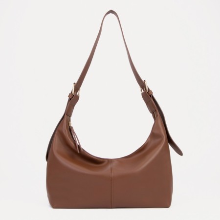 Bag-bag, lightning department, adjustable belt, brown color