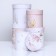 Set of round boxes 5 in 1 "delicate image", 20 x 20 -14 x 14 cm