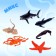 Set of marine animals "Underwater Brotherhood", 6 pieces, mix
