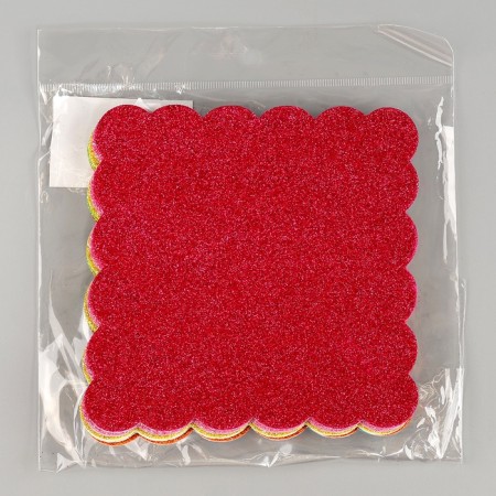 Set of stickers from EVA "Square", 6 pcs., Mix color-5