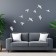 The decoration is wall, gypsum panel "birds" 10 pcs, white