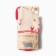 Women's sheepskin socks wool, white/red color, rr 38-40