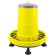 Bunker feeder for poultry for 15.5 kg, on legs, plastic, compacta