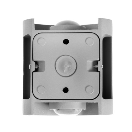 Facade lamp "Semisphere", 2 W, 3000k, single -beam, moisture -proof IP65, gray-2