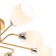 Lamp on the ESCADA rod, 1132/8p Gold. 8x60W, e27, 800x800x200 mm, color gold/silver