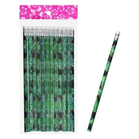 Pencil Chernographic Calligrata "Spiders", HB, with Eraser, Round Corps