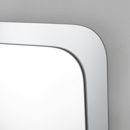 Square, wall mirror, 45x45 cm, drawing, substrate, shelf, decor bolt-2