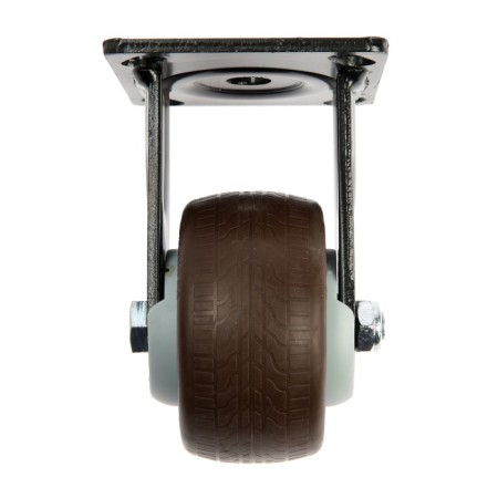 Wheel for transport carts tundra, D = 100 mm, on predpart, TPR coating-2