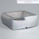 Capcake box, confectionery packaging with a window, 9 cells "Stars", 25 x 25 x 10 cm