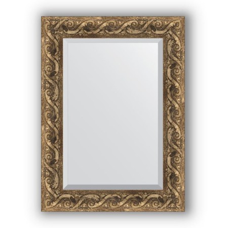 Mirror with fatset in the baguette frame - fresco 84 mm, 56 x 76 cm, EvoForm