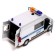 Metal machine "Citroen Jumper Police", 14 cm, doors, trunk, inertia, silver color