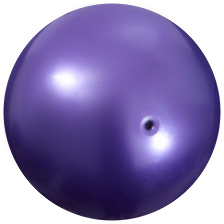 Ball for rhythmic gymnastics "metallic", d = 19 cm, purple color-1