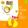 Developing pillow for children "foxes"