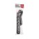 Extension cord Standard 5 nests, 1.5m, 3x1.0mm², s/h, with a switch, 2 USB, black rexant