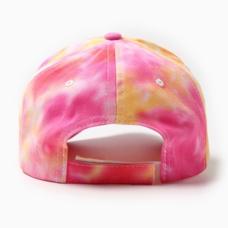 Women's cap Minaku "Tie-Dye", yellow color, rr 54-56-2