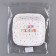 Disposable square plate "Happy Birthday", polka dots, 16.5x16.5 cm