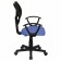 Armchair for the operator compact Brabix Flip MG-305, TW fabric, blue/black