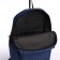 Youth backpack on a zipper, waterproof, 3 outer pockets, blue color