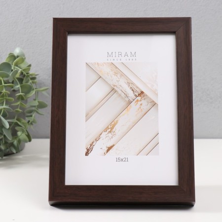 Photo frame Plastic "Mira" 15x21 cm, 650057-6 (plastic screen)