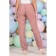 Female trousers, size 54, pink color
