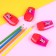 Plastic sharpener, red color, Minnie Mouse