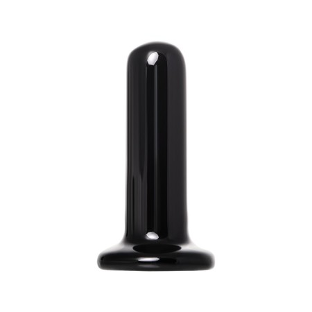 Sexus Glass glass mini-vibrator, glass, black, 10 cm-1