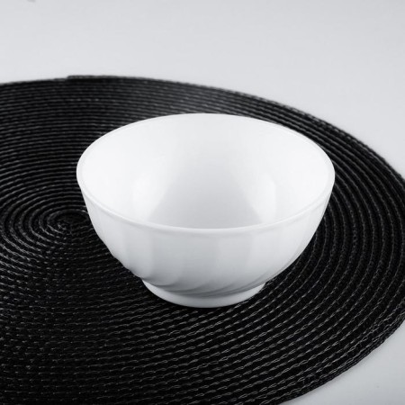 Luminarc Trianon bowl, 300 ml, d = 12 cm, glass ceramic, white color