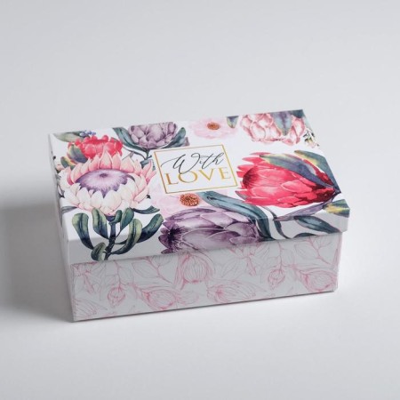 Set of boxes 5 in 1, gift packaging, “flower”, 22 x 14 x 8.5 - 32.5 x 20 x 12.5 cm-5