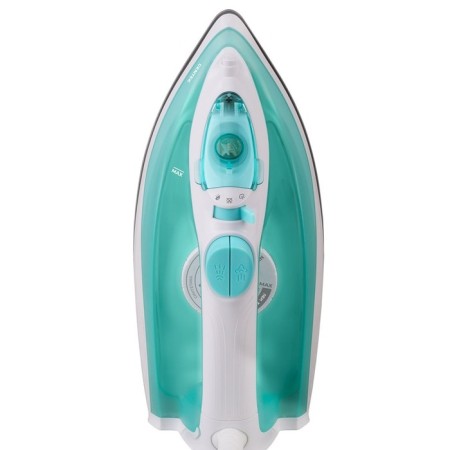 The iron Centek CT-2321, 2000 watts, anti-stick coating, 210 ml, drop-stop, steam. The blow, green-1
