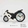 Clock - alarm clock "motorcycle" Children's, discrete move, D -7 cm, 19 x 10 cm, aa