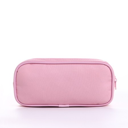 Cosmetic bag 2x Style, 21*6*9.5, 2 Potd on zippers, pink-1
