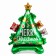 Foil ball 30 "Christmas tree", on a stand
