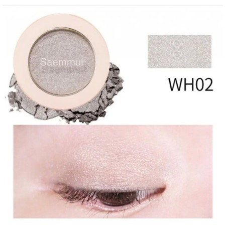 Eye Shadows with glitter Saemmul Single Shadow (Glitter) WH02 1.6g-1