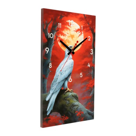 Carty clock wall-mounted interior "bird", silent, 35 x 60 cm-3