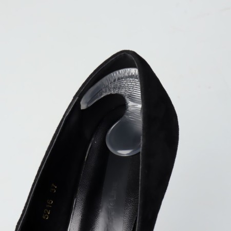 Five -holders for shoes, with a grip, on an adhesive base, silicone, 9 × 6.8 cm, steam, color transparent-6