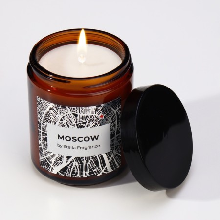 Aromatic candle in the Bank "Moscow", pomegranate, plum, 250 g-1