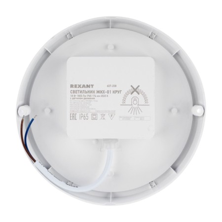 Luminer LED LED dust -proof circle IP65 18W 1800lm 6500K with microwave sensor Rexant-5