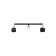 Bonding set 3 Pecado BDSM fixation points, genuine leather, black color