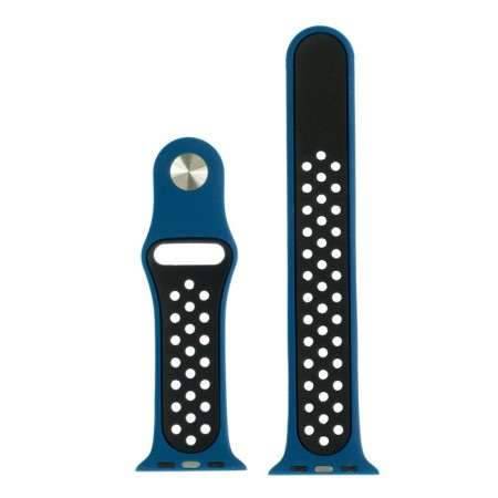 Smart watch strap, with perforation, 38 mm, l = 23 cm, silicone-1