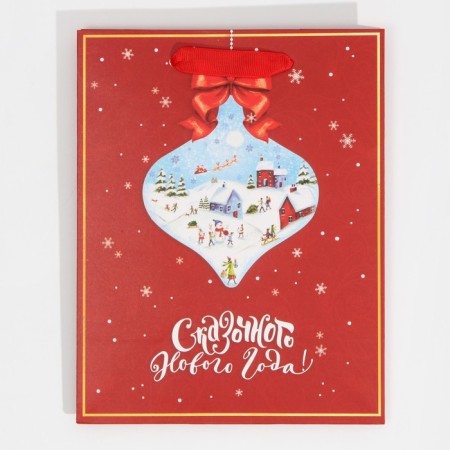 Package laminated vertical “Fairy Tale”, MS 18 x 23 x 10 cm, New Year-5