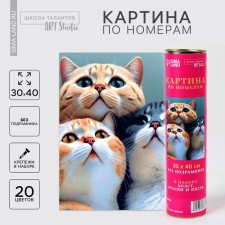 Picture on numbers in the Catcep tube, 30 x 40 cm
