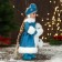 Snow Maiden "In a magnificent fur coat with stars" 14x30 cm
