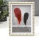 Photo frame plastic 13x18 cm "Valentine" white with a gold drawing 20.6x15.6 cm