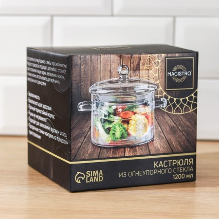 Magistro -resistant potato pan “Leah”, 1.2 l, 20 × 14 cm-8