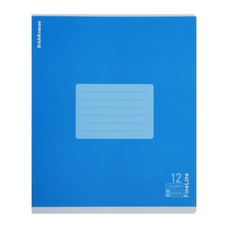 Notebook of 12 sheets in the Erichkrause "fineline" line, matte lamination, cover of coated cardboard, offset unit, mix-9