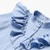 Blouse for Minaku girl color light blue, height 128 cm