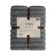 Texrepublic blanket, size 150x200 cm, gray color