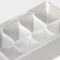 Organizer for linen 8 cells LadOM, 24x14x10 cm, beige color
